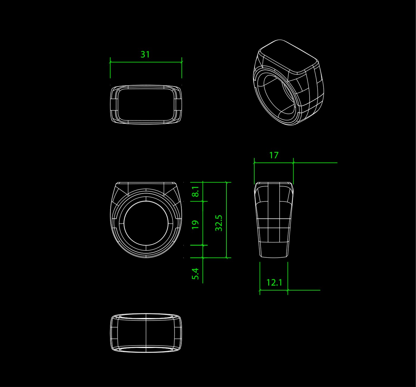 NM-Ring Dimensions